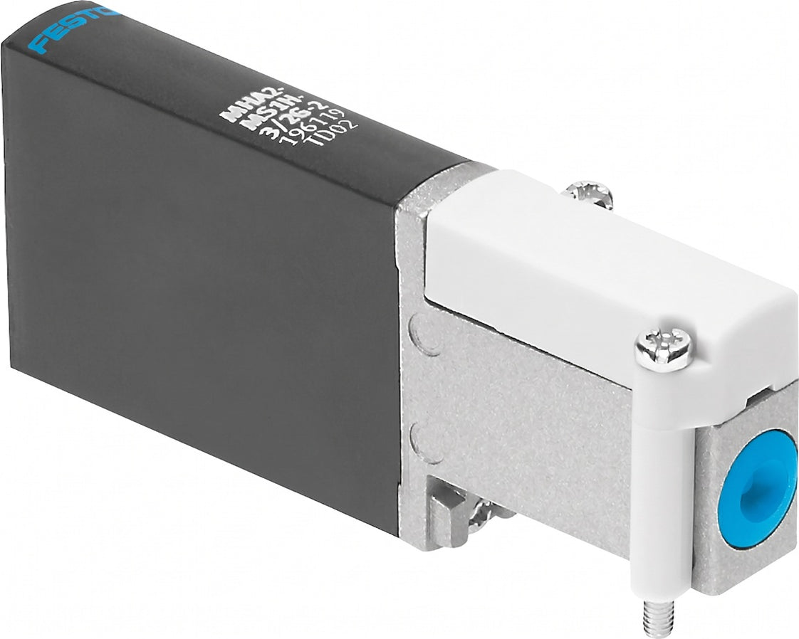 Festo 3/2 NC Monostable Air Solenoid Valve Sub-base mounted 100l/min -0.9 - 8bar/-13 - 116psi - 196121