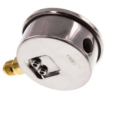 0..60 Bar (0..870 psi) Glycerin Pressure Gauge Below Stainless steel/Brass 63 mm Class 1.6