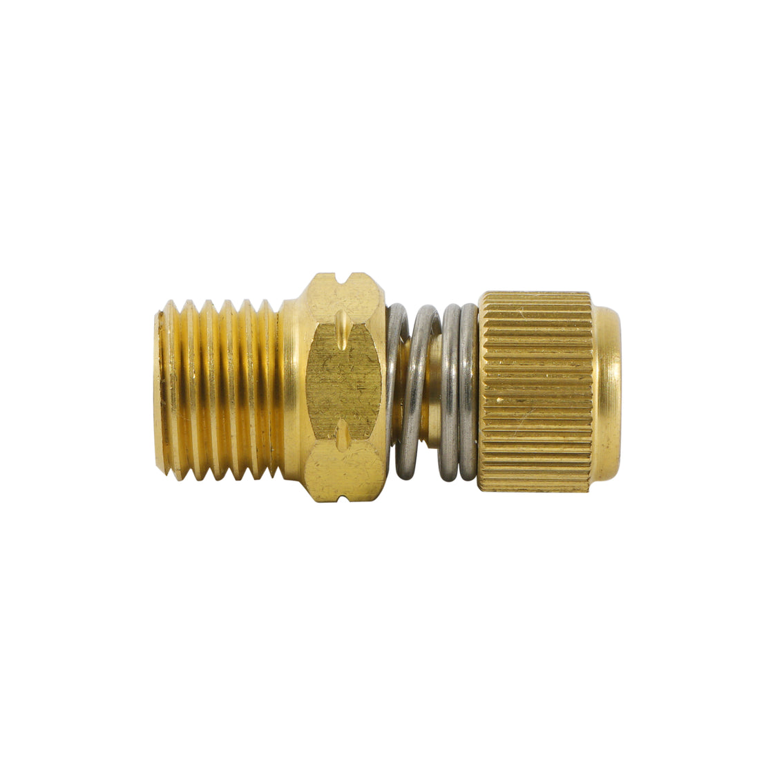 R1/8" Brass Throttle Valve with Silencer Compact