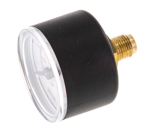 0..25 Bar (0..363 psi) Pressure Gauge Rear Plastic/Brass 40 mm Class 2.5