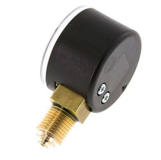 0..6 Bar Pressure Gauge Below Plastic/Brass 40 mm Class 2.5