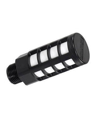 R1/4'' Plastic Silencer Black [2 Pieces]