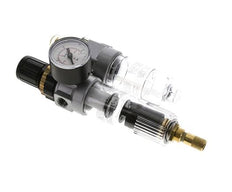FRL 2-Part G1/4'' 350 l/min 0.5-10.0bar/7-145psi Auto Polycarbonate Standard 0