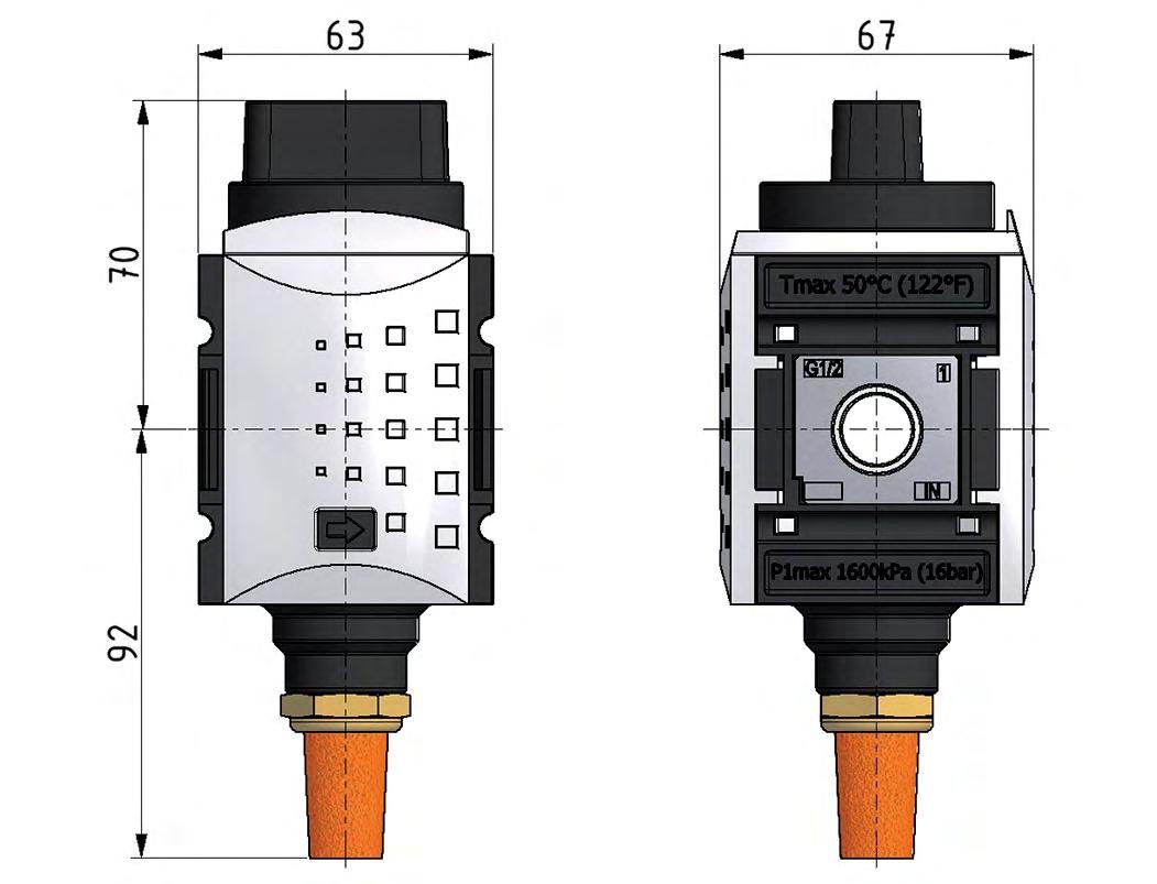 3/2 Ball Valve G3/8 11000 l/min Futura 2