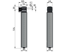 Diaphragm Dryer 1/2'' 820 l/min Mutifix