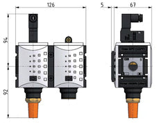 Soft-start Valve G3/8 230VAC 3400 l/min Futura 2