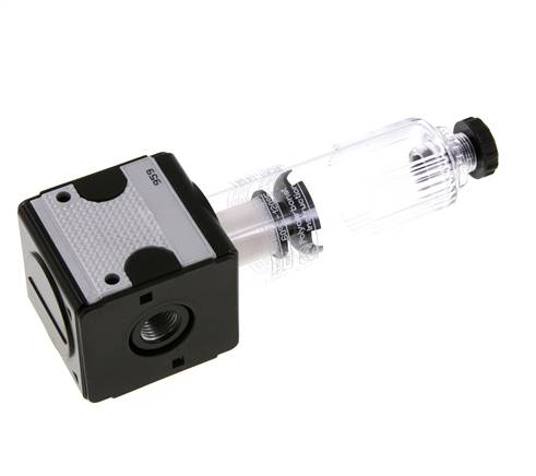 Filter 5microns G1/4'' 2000 l/min Semi-Auto Polycarbonate Multifix 1
