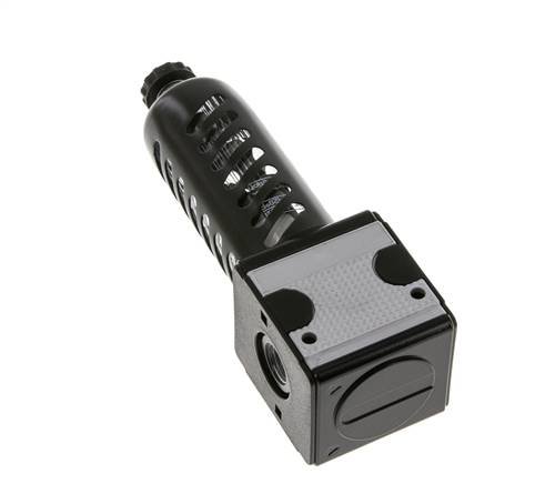 Filter 5microns G1/4'' 2000 l/min Semi-Auto Protective Cage Polycarbonate Multifix 1