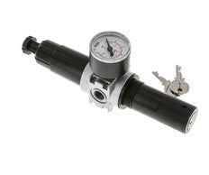 Filter-Regulator G1/4'' 1450 l/min 0.1-3.0bar/1-44psi Semi-Auto 40 mm Pressure Gauge Cylinder Lock Metal Multifix 0