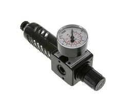 Filter-Regulator G1/4'' 1600 l/min 0.2-6.0bar/3-87psi Semi-Auto Protective Cage Polycarbonate Multifix 1