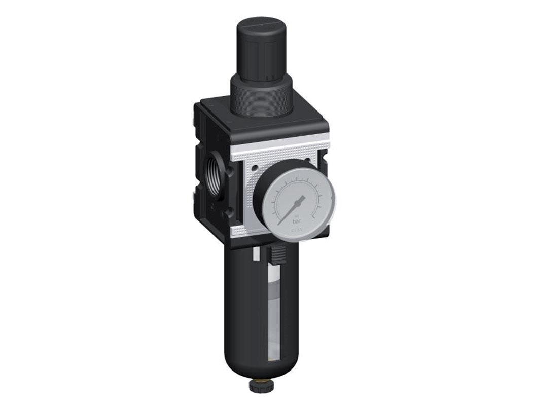 Filter-Regulator G3/4'' 12000 l/min 0.1-3.0bar/1-44psi Semi-Auto Metal Multifix 4
