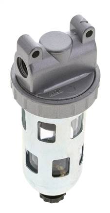 Filter 5microns G1/4'' 800 l/min Semi-Auto Protective Cage Polycarbonate Standard 1