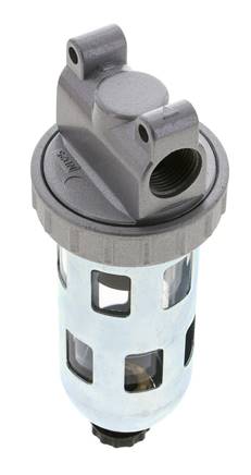 Filter 5microns G3/8'' 800 l/min Semi-Auto Protective Cage Polycarbonate Standard 1