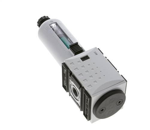 Microfilter 0.01microns G1/4'' 350 l/min Semi-Auto Polycarbonate Futura 1