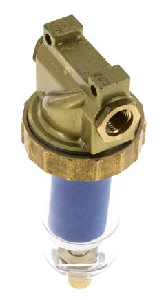Microfilter 0.01microns G1/4'' 560 l/min Semi-Auto Polycarbonate Standard 1