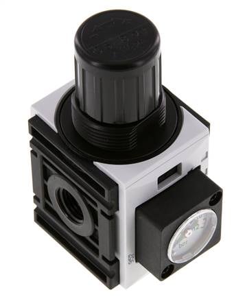 Pressure Regulator G1/4'' 1000 l/min 0.5-8.0bar/7-116psi PA Futura 0