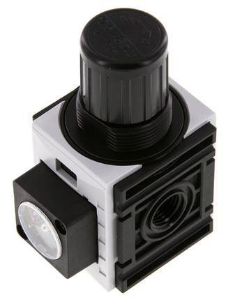 Pressure Regulator G1/4'' 1000 l/min 0.5-8.0bar/7-116psi PA Futura 0