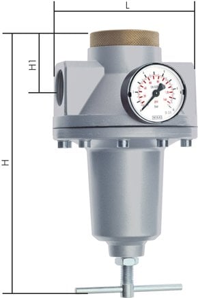 Pressure Regulator G3/4'' 9500 l/min 0.5-10.0bar/7-145psi Zinc Die-Cast Standard 5