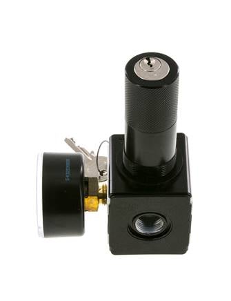 Pressure Regulator G3/8'' 2100 l/min 0.5-16.0bar/7-232psi Zinc Die-Cast Cylinder Lock Multifix 1