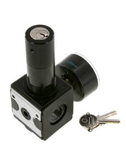 Pressure Regulator G3/8'' 2100 l/min 0.5-16.0bar/7-232psi Zinc Die-Cast Cylinder Lock Multifix 1