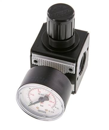 Pressure Regulator G3/8'' 2100 l/min 0.5-10.0bar/7-145psi Zinc Die-Cast Multifix 1