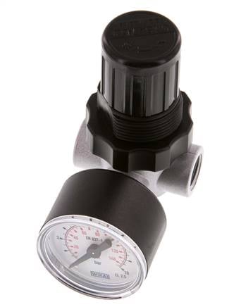 Pressure Regulator G1/4'' 450 l/min 0.15-7.0bar/2-102psi Zinc Die-Cast Standard 0