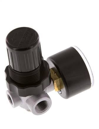 Pressure Regulator G1/4'' 450 l/min 0.1-3.5bar/1-51psi Zinc Die-Cast Standard 0