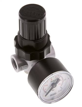Pressure Regulator G1/4'' 450 l/min 0.1-3.5bar/1-51psi Zinc Die-Cast Standard 0