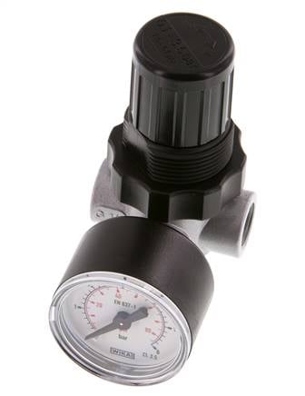 Pressure Regulator G1/4'' 450 l/min 0.1-3.5bar/1-51psi Zinc Die-Cast Standard 0