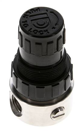 Pressure Regulator G1/4'' 350 l/min 1.0-15.0bar/14-218psi Stainless Steel/POM