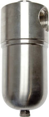 Filter 50microns G1/4'' 900 l/min Manual Stainless Steel