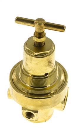 Pressure Regulator G1/2'' 1500 l/min 0.1-1.5bar/1-22psi Brass Gases Liquids