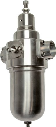 Filter-Regulator G1'' 6000 l/min 0.1-1.5bar/1-22psi Manual Stainless Steel