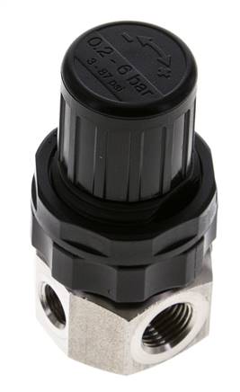 Pressure Regulator G1/4'' 320 l/min 0.5-6.0bar/7-87psi Stainless Steel