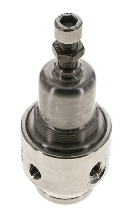 Pressure Regulator G1/4'' 700 l/min 0.1-1.5bar/1-22psi Stainless Steel