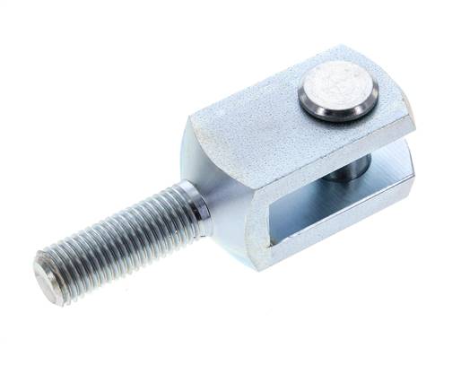 Clevis Rod-end Pin M16 Male Zinc plated steel