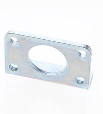 Foot Mount 32 mm Round Zinc plated steel