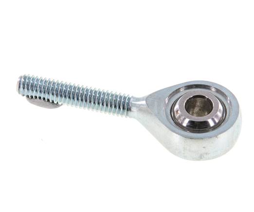 Spherical Rod-end M4 Male Zinc plated steel