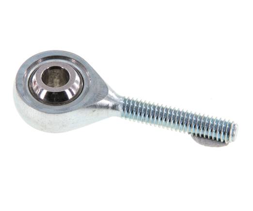 Spherical Rod-end M4 Male Zinc plated steel