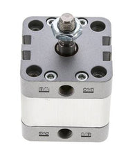 ISO 21287 Compact Double Acting Cylinder 40-10mm - Magnetic - Male Rod