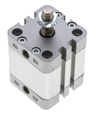 ISO 21287 Compact Double Acting Cylinder 40-20mm - Magnetic - Male Rod