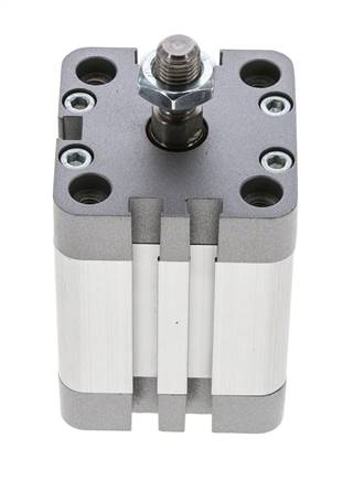 ISO 21287 Compact Double Acting Cylinder 40-40mm - Magnetic
