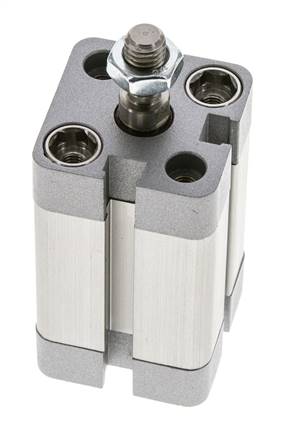 ISO 21287 Compact Single Acting Cylinder 20-25mm - Magnetic - Male Rod