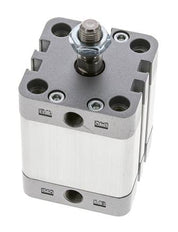 ISO 21287 Compact Single Acting Cylinder 40-25mm - Magnetic - Male Rod