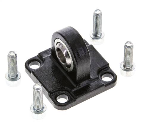 Clevis Spherical Male 32 mm ISO 15552 ISO 21287 Burnished steel