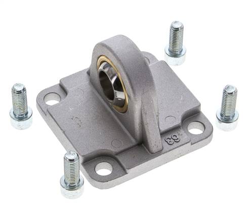 Clevis Spherical Male 63 mm ISO 15552 ISO 21287 Aluminium