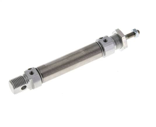 ISO 6432 Round Double Acting Cylinder 16-40mm - Magnetic - Damping