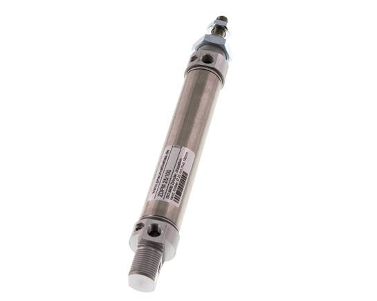 ISO 6432 Round Double Acting Cylinder 25-100mm - Magnetic - Damping