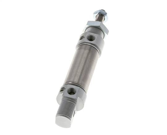 ISO 6432 Round Double Acting Cylinder 25-25mm - Magnetic - Damping