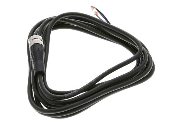 Connection Line Connector M12 3m
